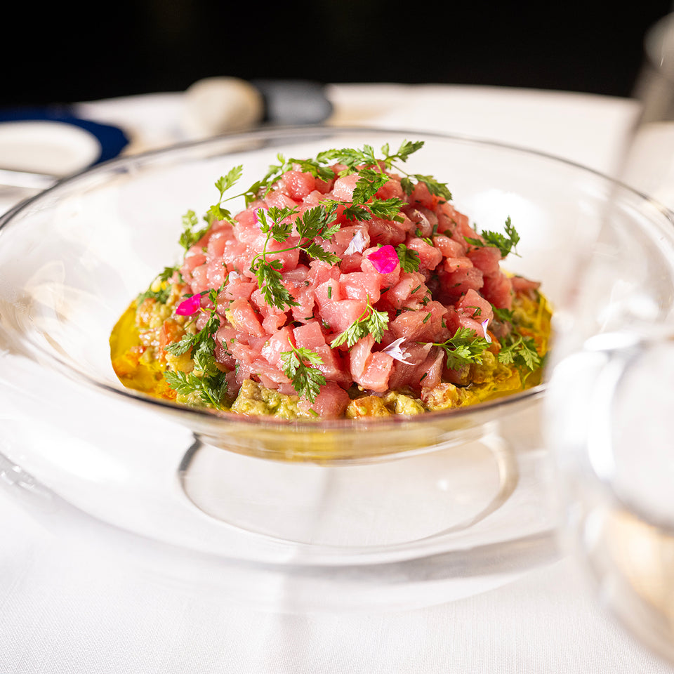 Tartar de Atum com Vinagrete de Avocado