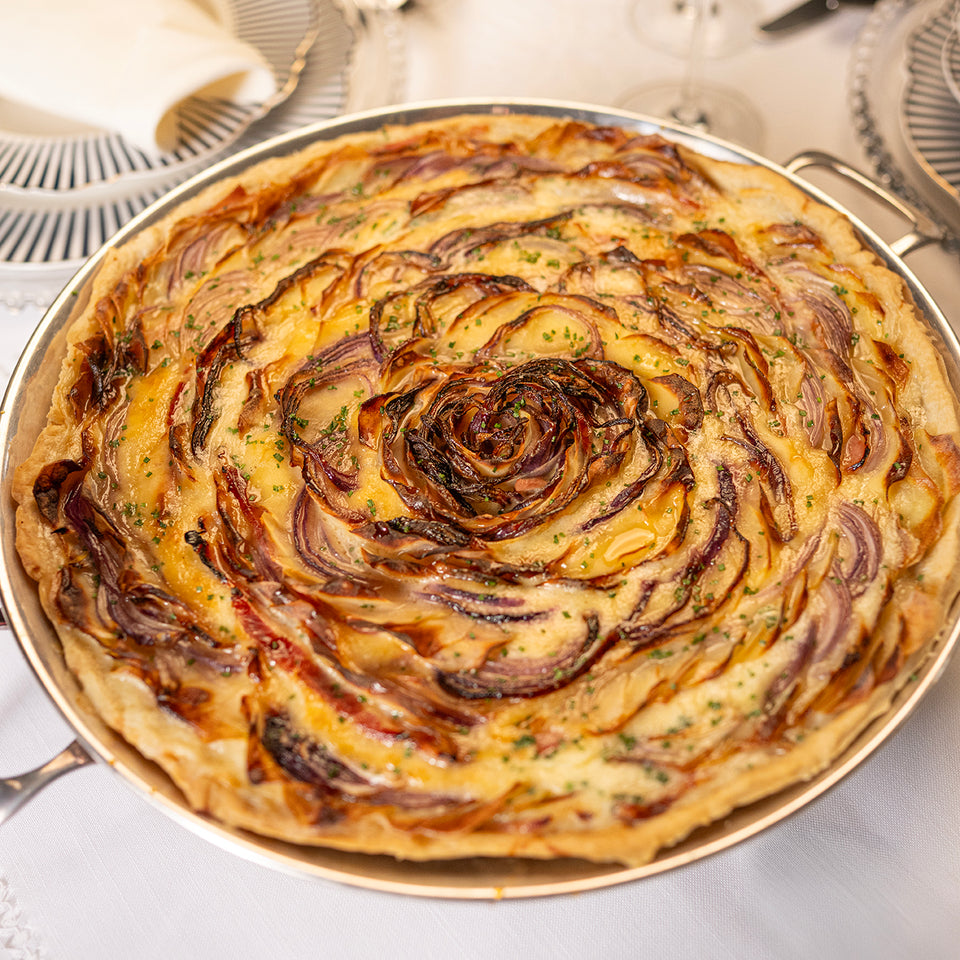 Torta de Cebola e Bacon