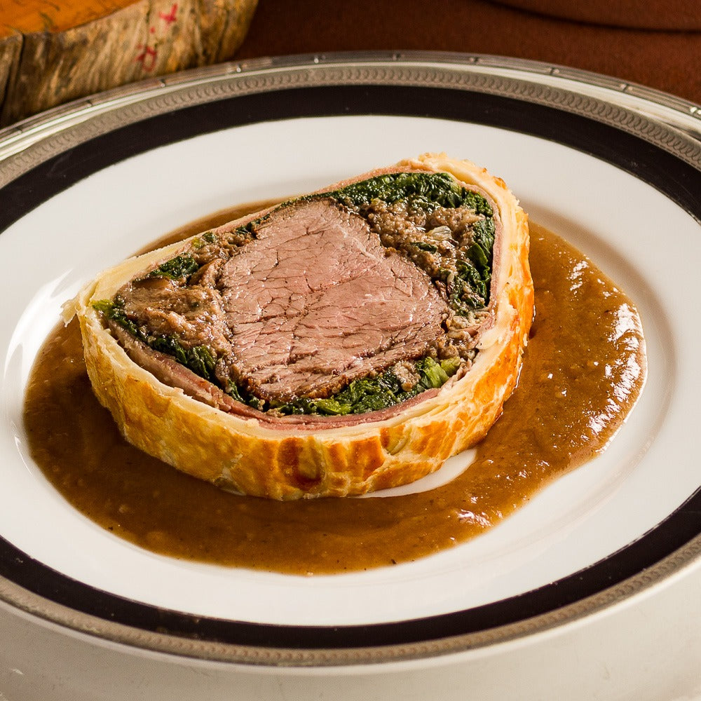 Boeuf Wellington com Molho de Conhaque