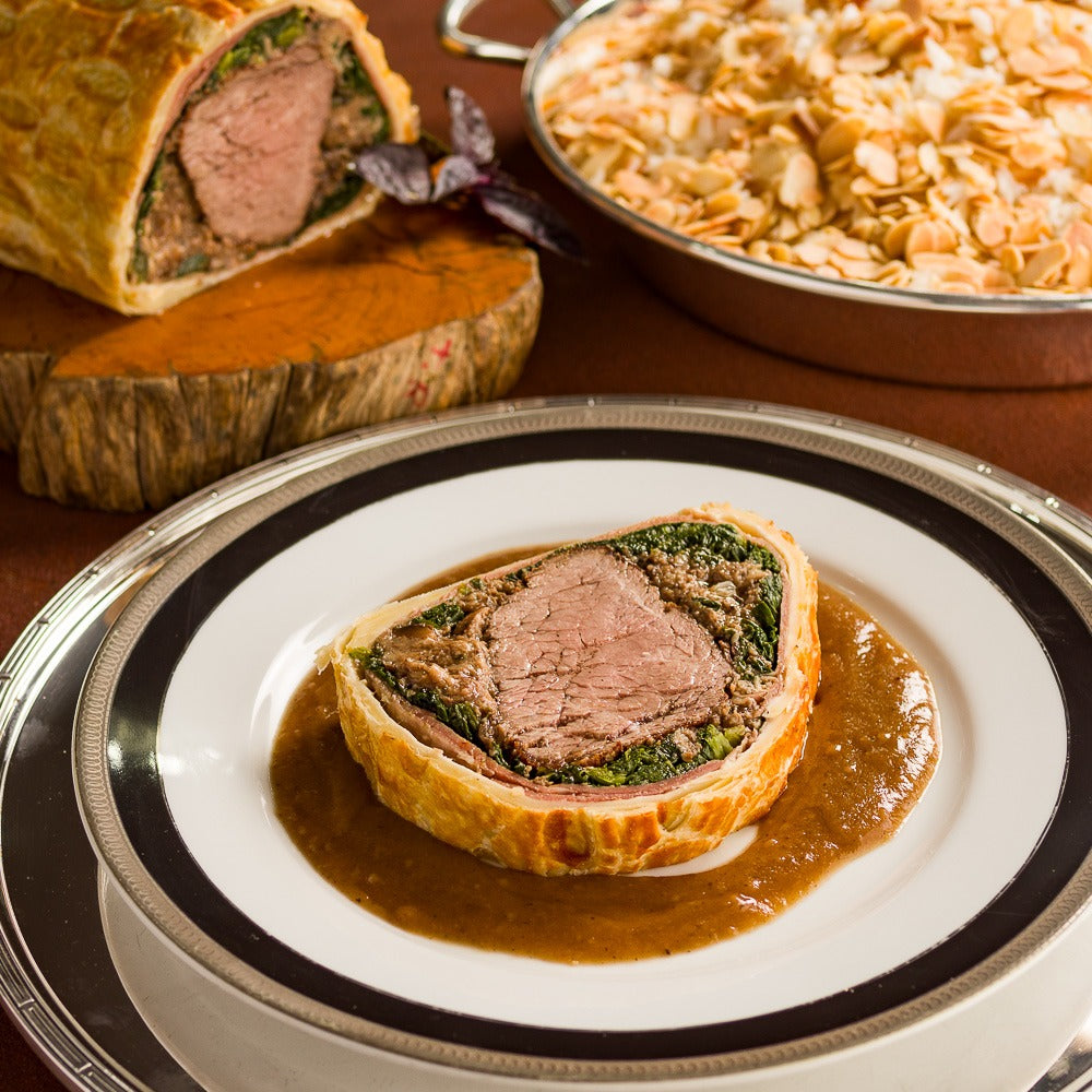 Boeuf Wellington com Molho de Conhaque