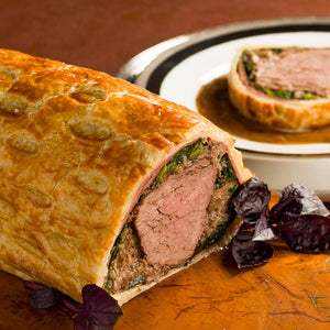 Boeuf Wellington com Molho de Conhaque