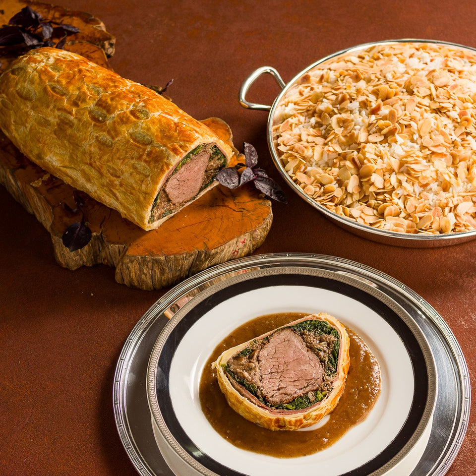 Boeuf Wellington com Molho de Conhaque