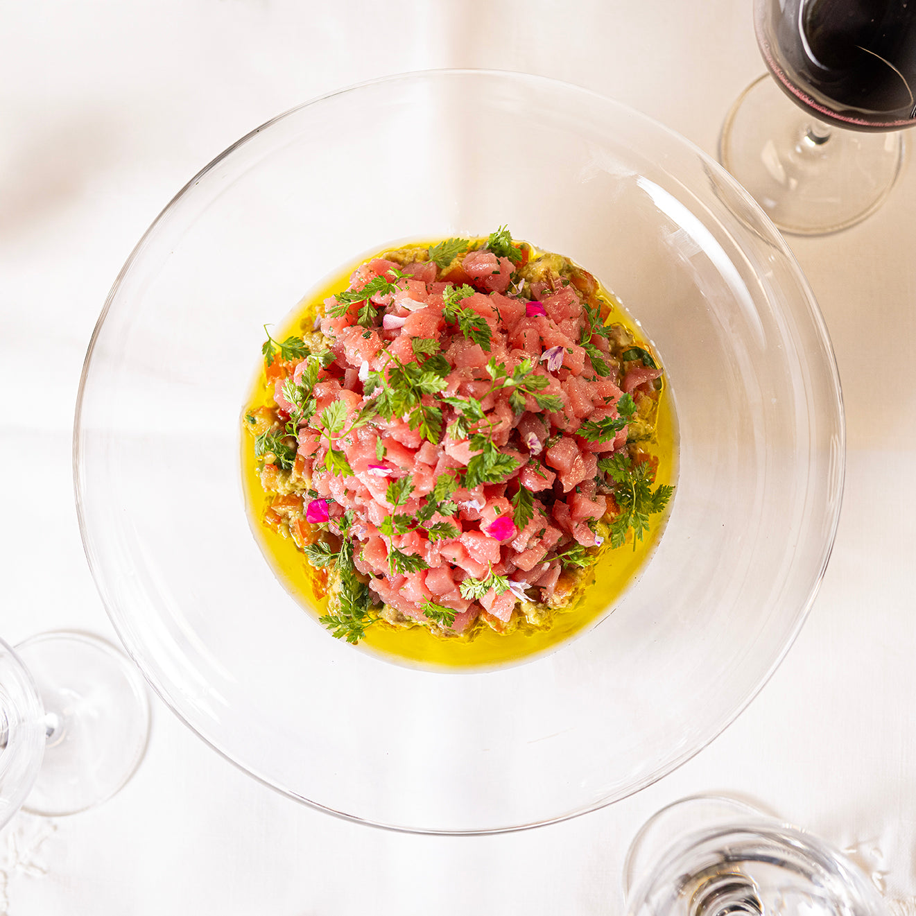 Tartar de Atum com Vinagrete de Avocado