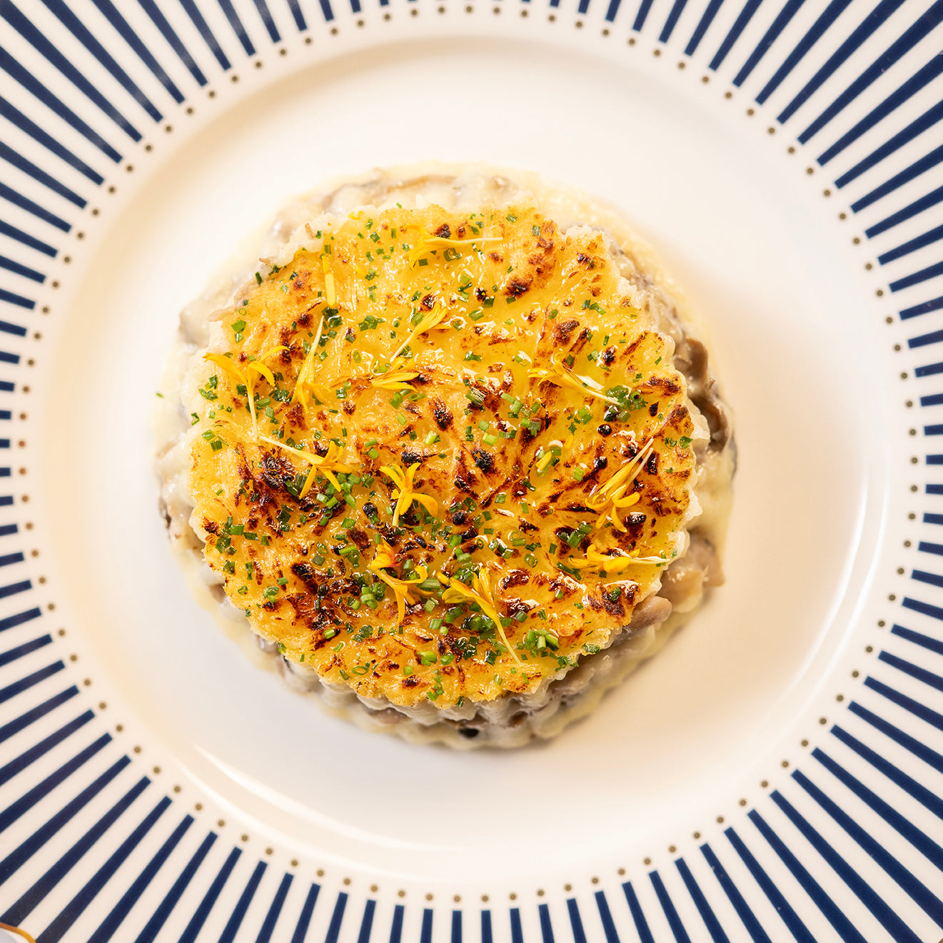 Escondidinho de Cogumelo e Mandioquinha