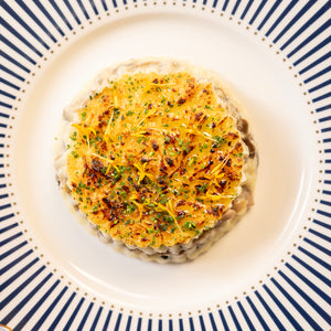 Escondidinho de Cogumelo e Mandioquinha