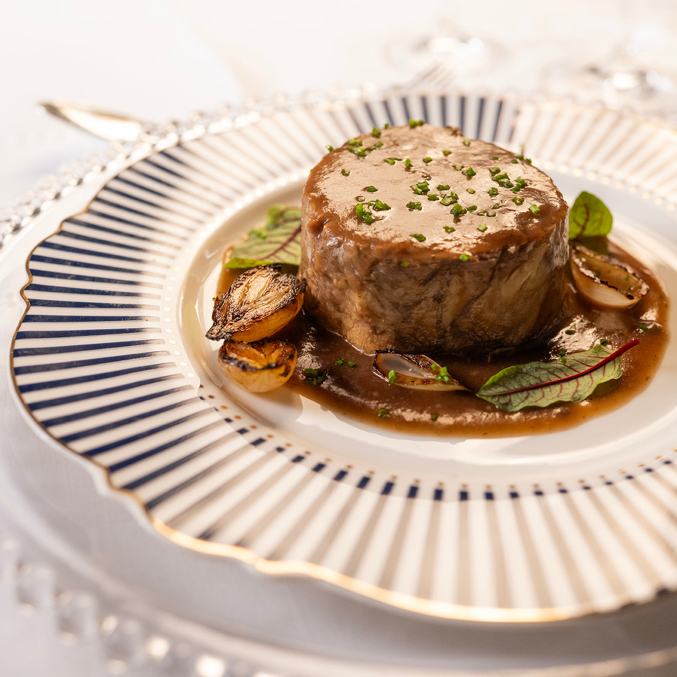 Ballotine de Vitela com molho Bordelaise
