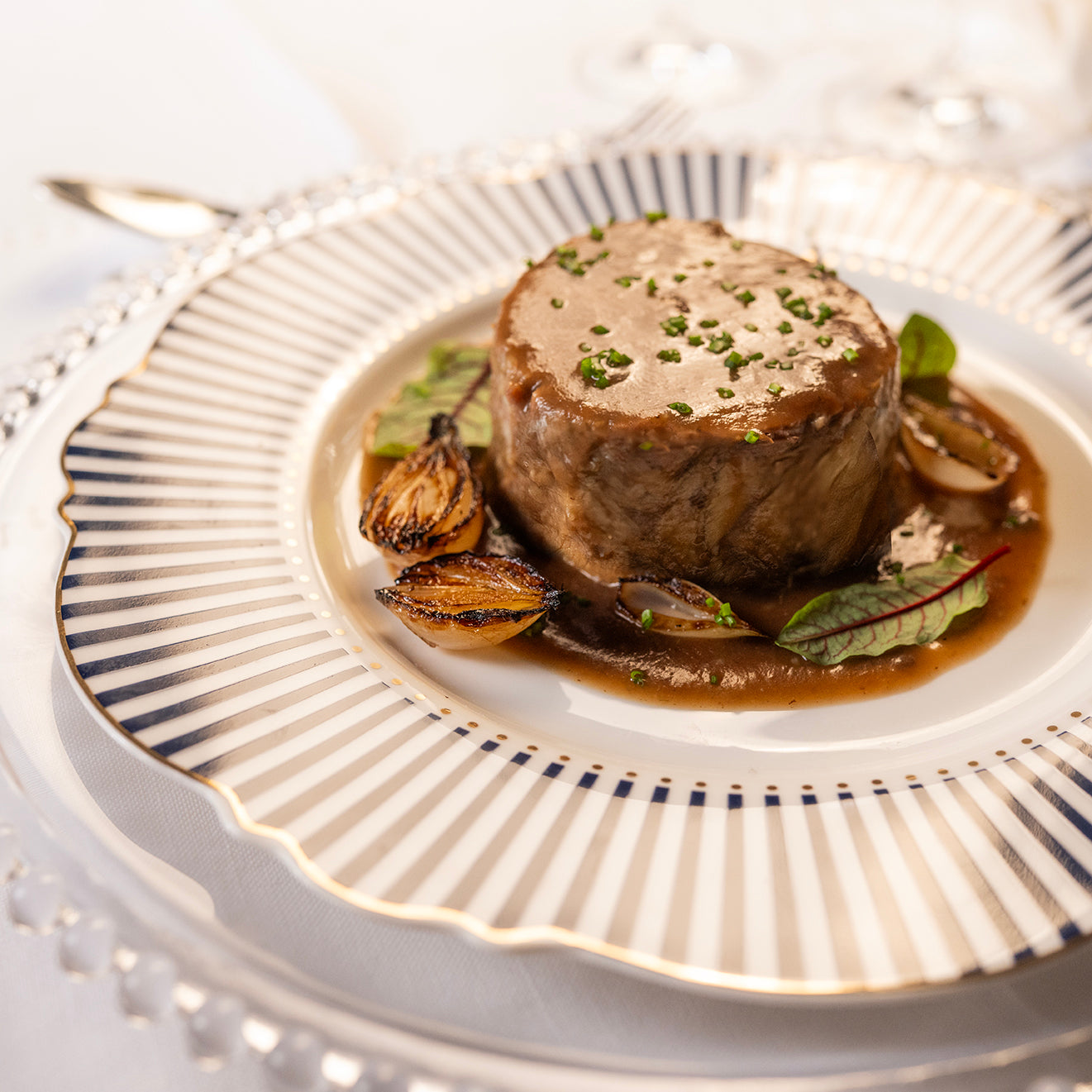 Ballotine de Vitela com molho Bordelaise