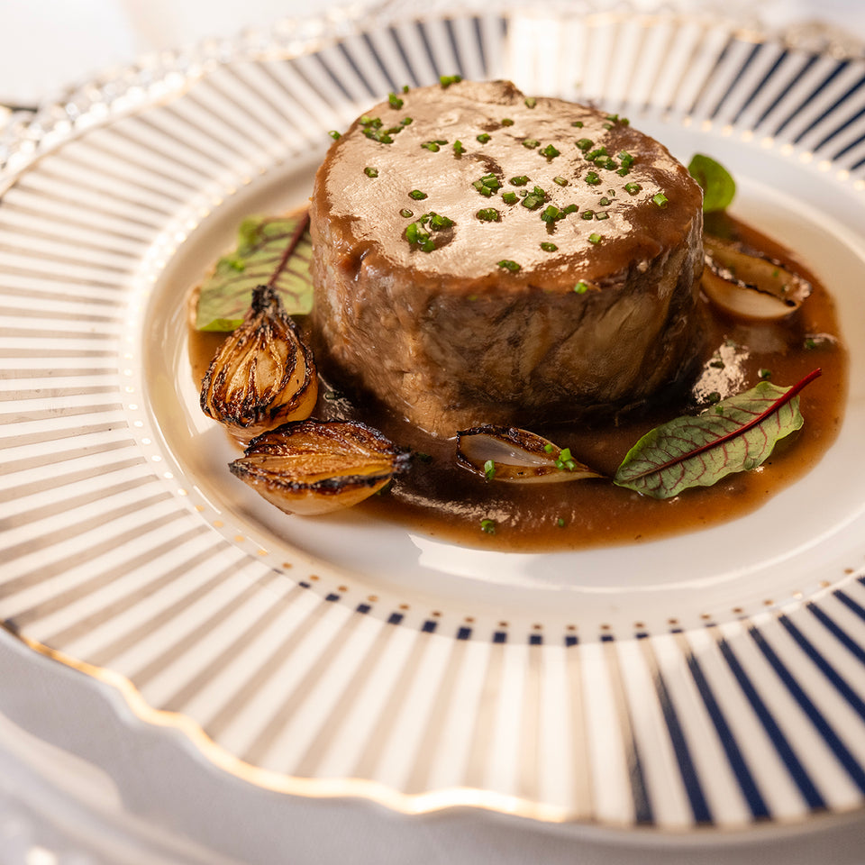Ballotine de Vitela com molho Bordelaise