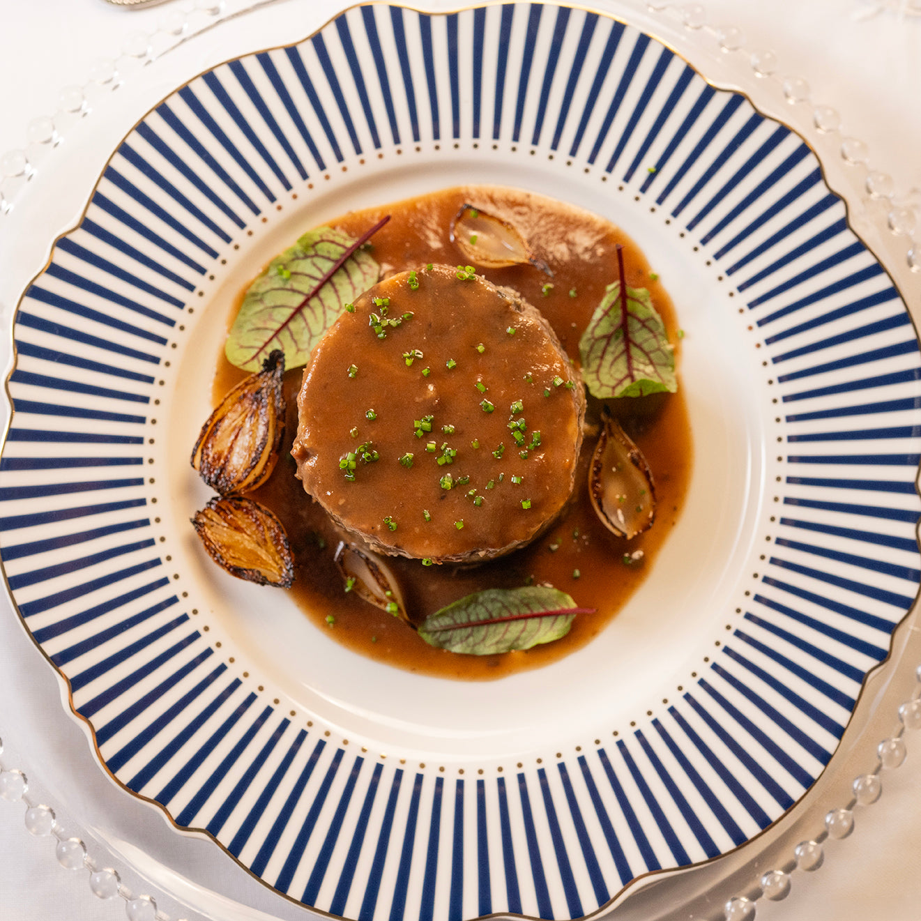 Ballotine de Vitela com molho Bordelaise