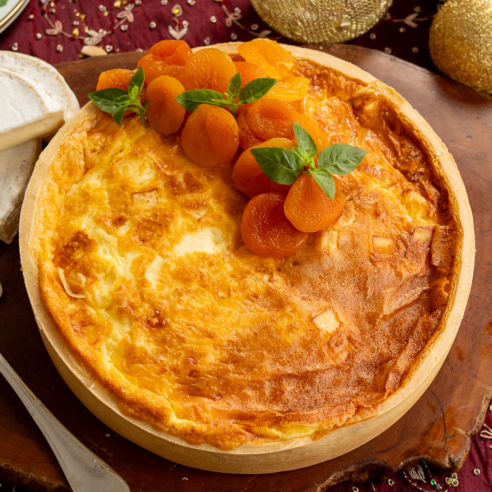 Quiche de Brie e Damasco