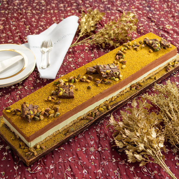 Gateau de Pistache e Chocolate