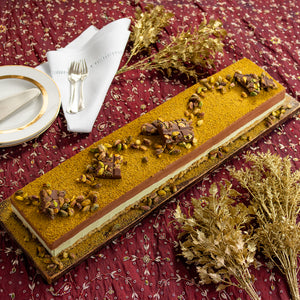 Gateau de Pistache e Chocolate