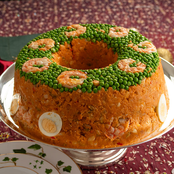 Cuscuz de Camarão com Molho de Tomates Frescos