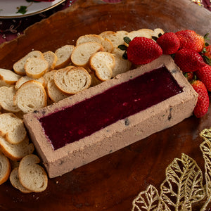Patê de Foie com Torradinhas e Calda de Frutas Vermelhas