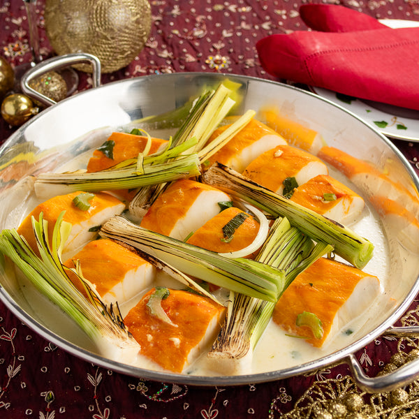 Haddock ao Beurre Blanc e Alho Poró