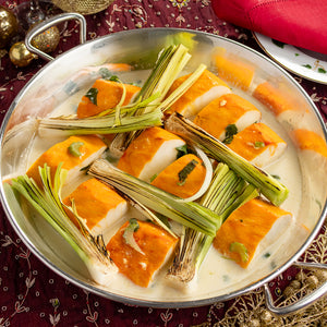 Haddock ao Beurre Blanc e Alho Poró