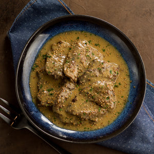 Escalopinho de Filé Mignon com Molho Dijon Assinatura