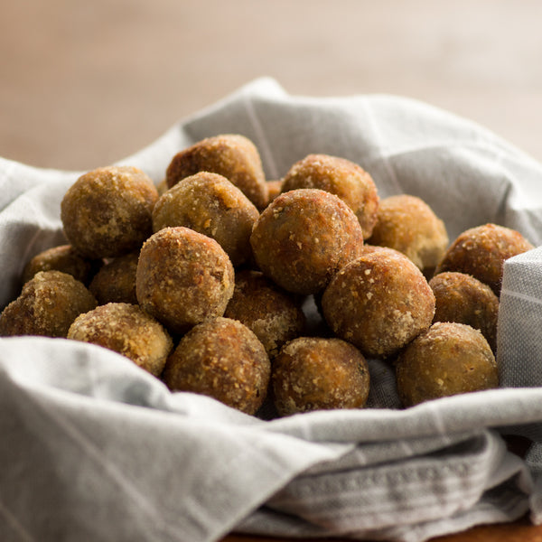 Bolinho de Cordeiro com Queijo Feta