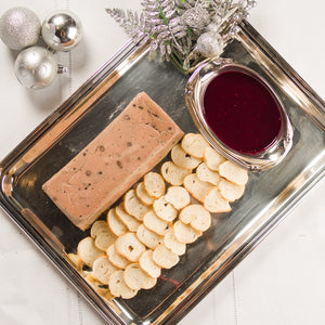 Patê de Foie com Torradinhas e Calda de Frutas Vermelhas