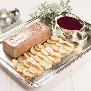 Patê de Foie com Torradinhas e Calda de Frutas Vermelhas