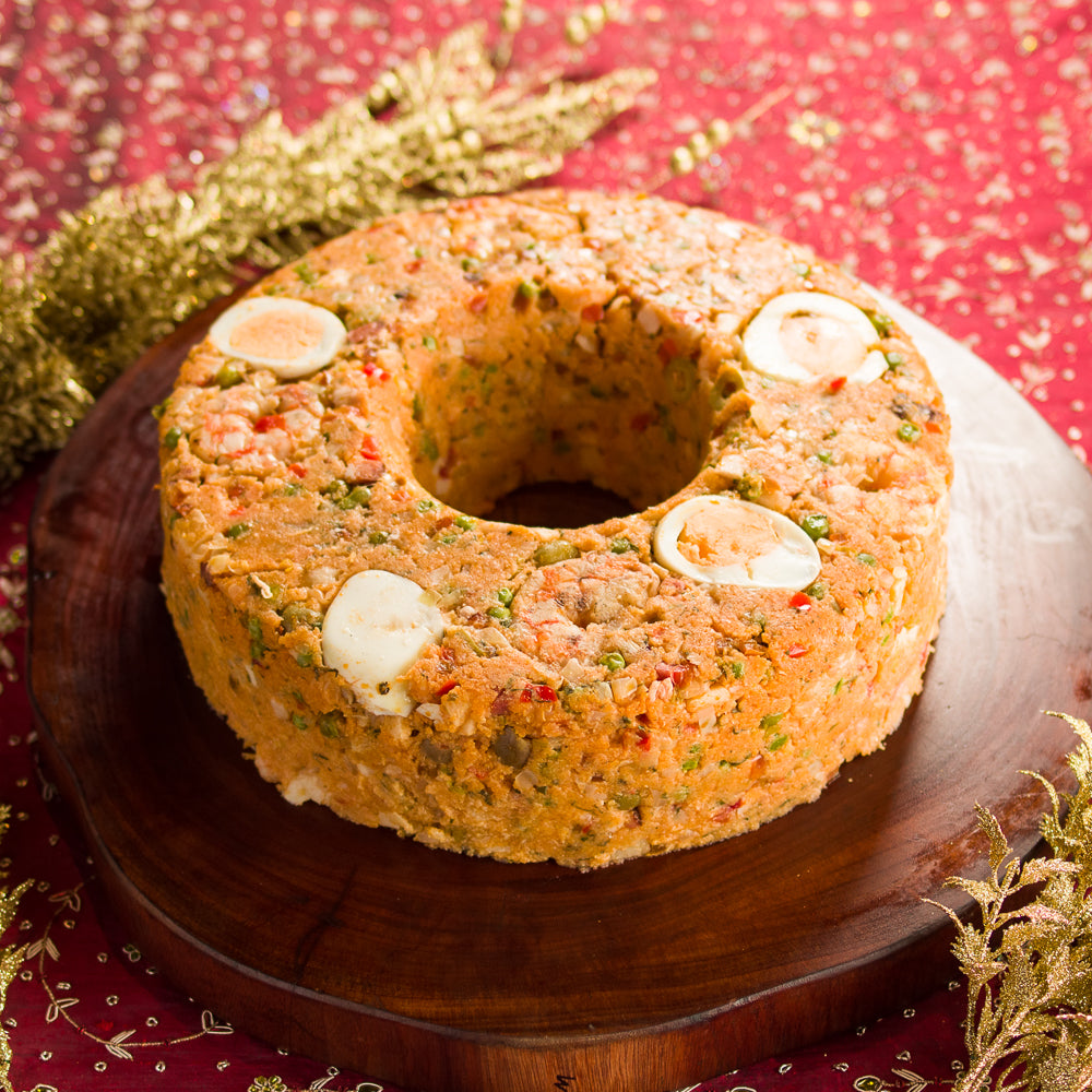 Cuscuz de Camarão com Molho de Tomates Frescos