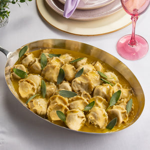 Ravioli de Brie e Pera