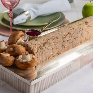 Terrine de Cogumelos, Pato e Maça Verde confit