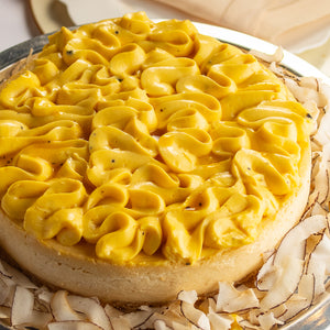 Cheesecake de Coco e Baunilha