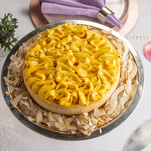 Cheesecake de Coco e Baunilha