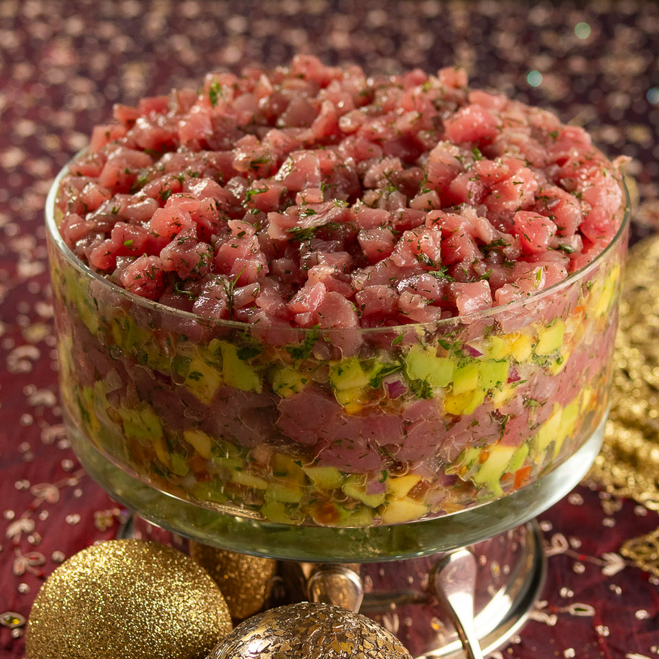 Tartar de Atum com Vinagrete de Avocado
