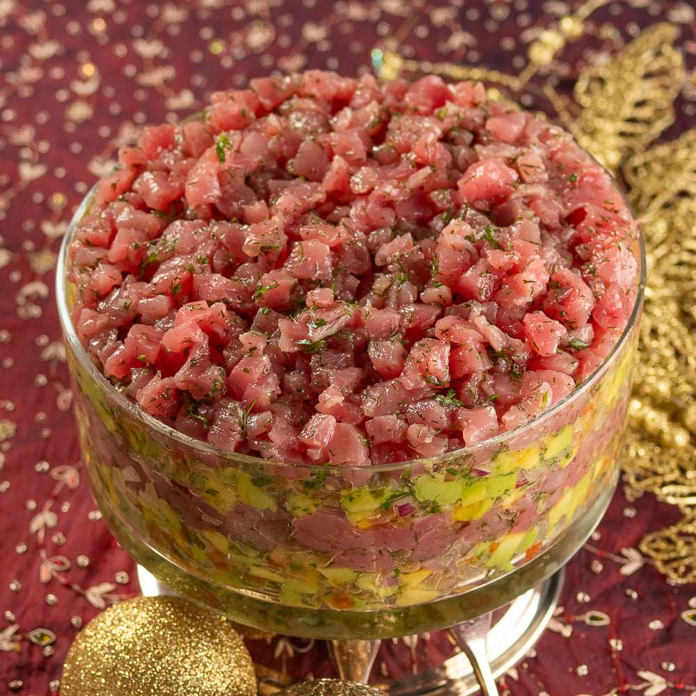 Tartar de Atum com Vinagrete de Avocado