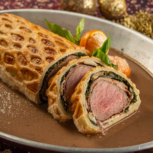 Boeuf Wellington com Molho de Conhaque