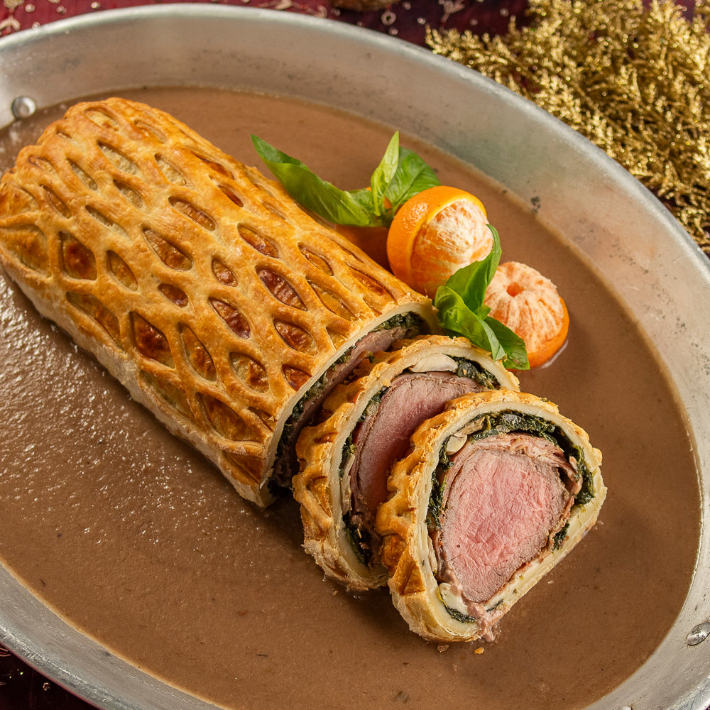 Boeuf Wellington com Molho de Conhaque