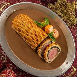 Boeuf Wellington com Molho de Conhaque