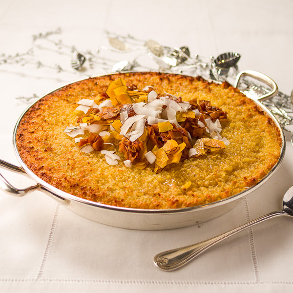 Cocada com Baba de Moça e Chips de Coco