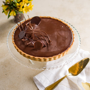 Torta de Chocolate com Caramelo Salgado