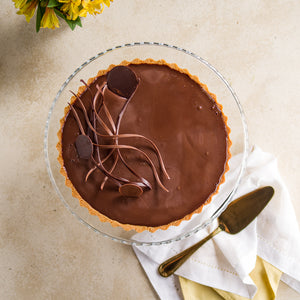 Torta de Chocolate com Caramelo Salgado