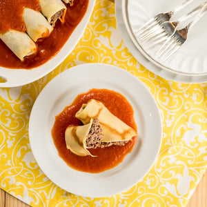 Panqueca de Ragú de Carne Assada